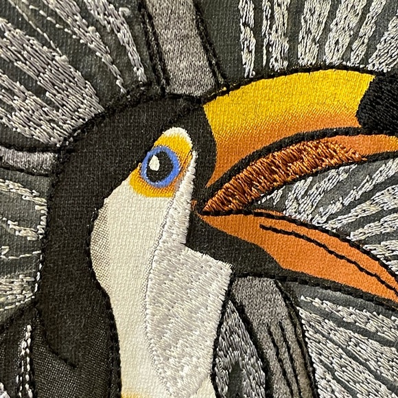 Z Zegna Embroidered Tucan T- Shirt RARE - Picture 6 of 6